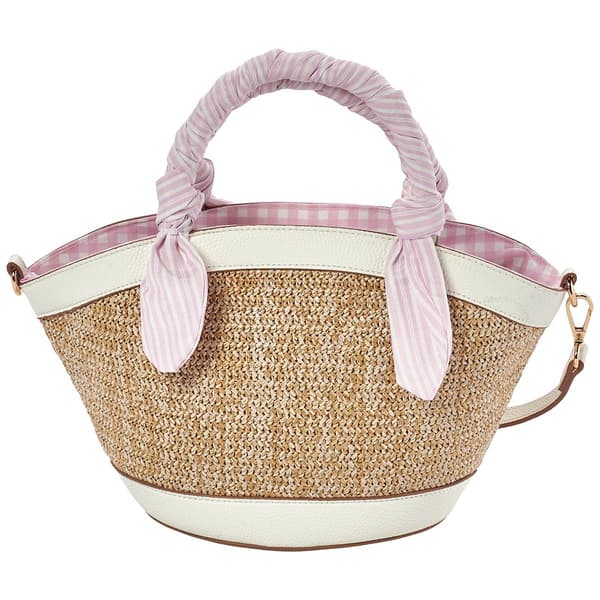 Nanette Lepore Dorothea Straw Dome Satchel
