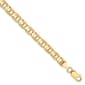 Mens Gold Classics&#40;tm&#41; 6.25mm. Concave Anchor Chain Bracelet - image 1