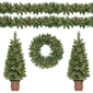 Puleo International 5pc. Pre-Lit LED Christmas Décor Set - image 1