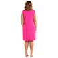 Plus Size Kasper Cap Sleeve Solid Sheath Dress - image 4