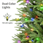 Puleo International 7.5ft. Pre-Lit Fraser Fir Slim Christmas Tree - image 4