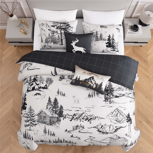 Bebejan® Rocky Mountains Cotton 5pc. Reversible Comforter Set