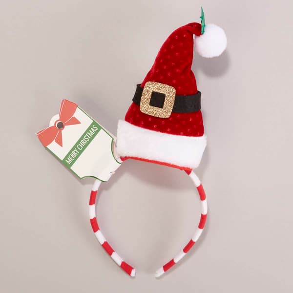 Womens Fantasia Santa Hat Headband - image 
