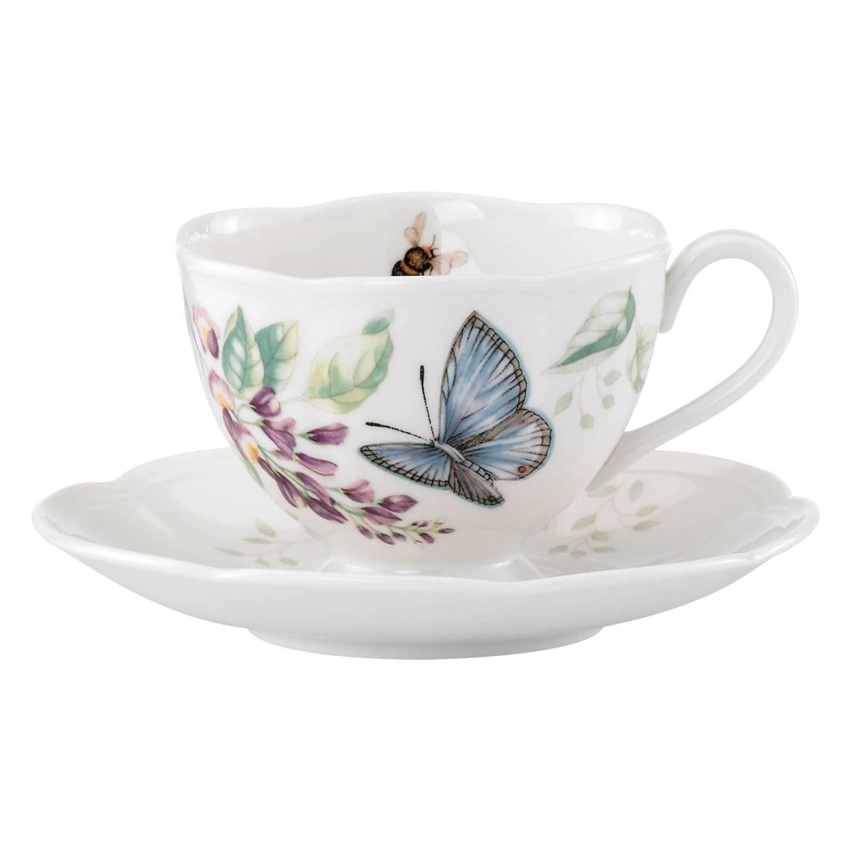 Lenox(R) Butterfly Meadow(R) Blue Cup & Saucer