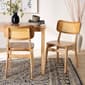 Baxton Studio Tadeo Oak Brown Finished Wood 2pc. Dining Chair Set - image 6