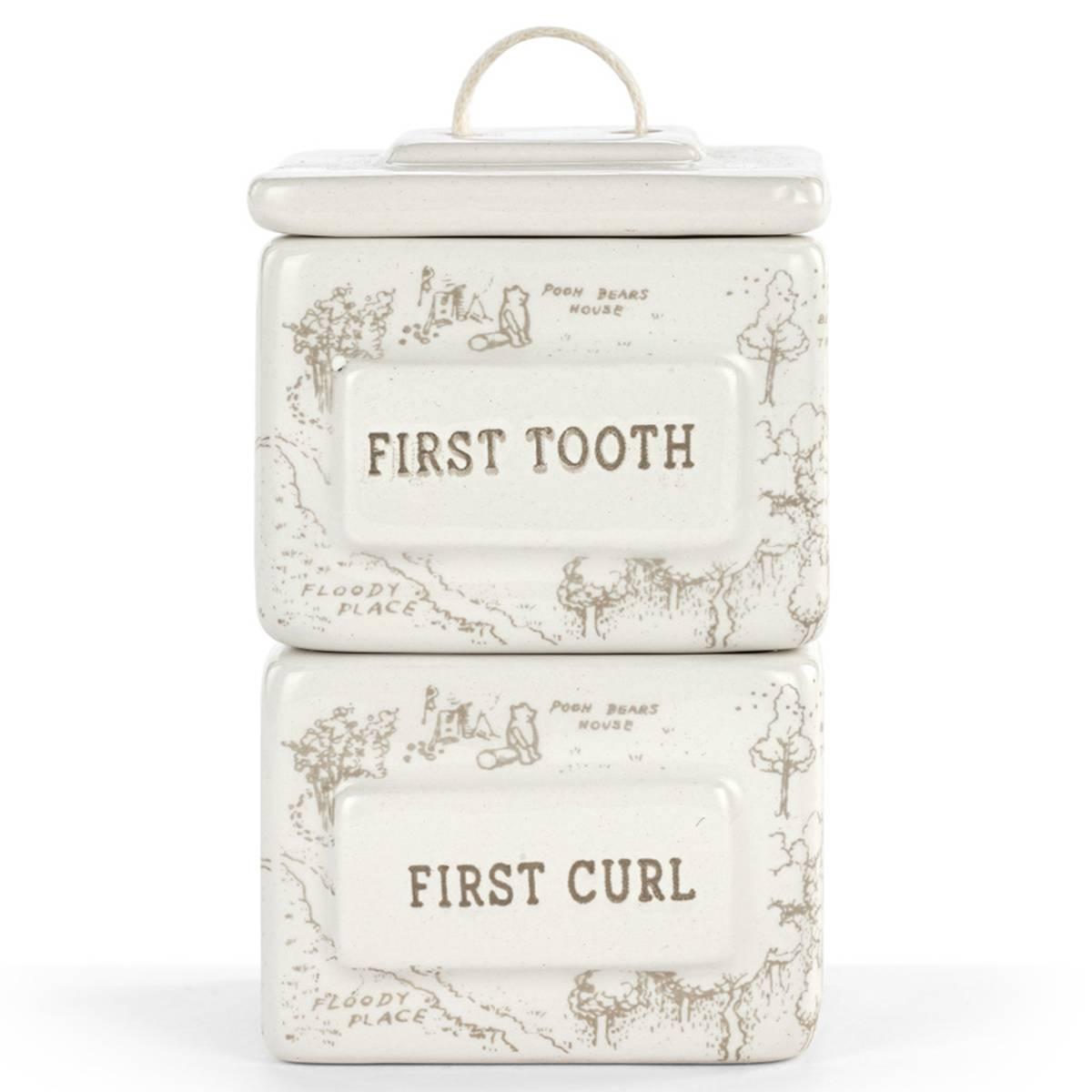 Baby Unisex Demdaco Pooh 1St Tooth And Curl Keepsake