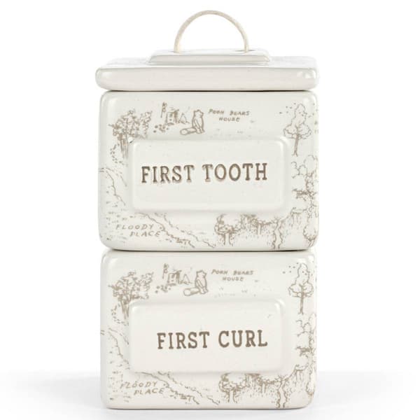 Baby Unisex Demdaco Pooh 1St Tooth And Curl Keepsake