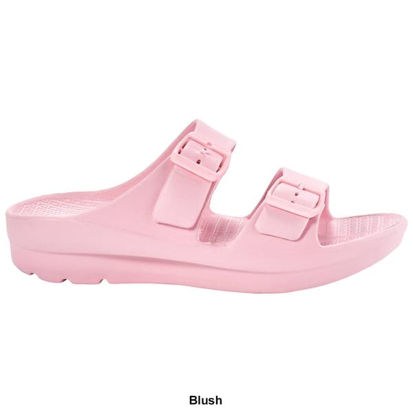 Womens Ella & Joy Wedge EVA Slide Sandals