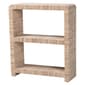bali & pari Lucy Bohemian Woven Grasscloth Bookshelf - image 1
