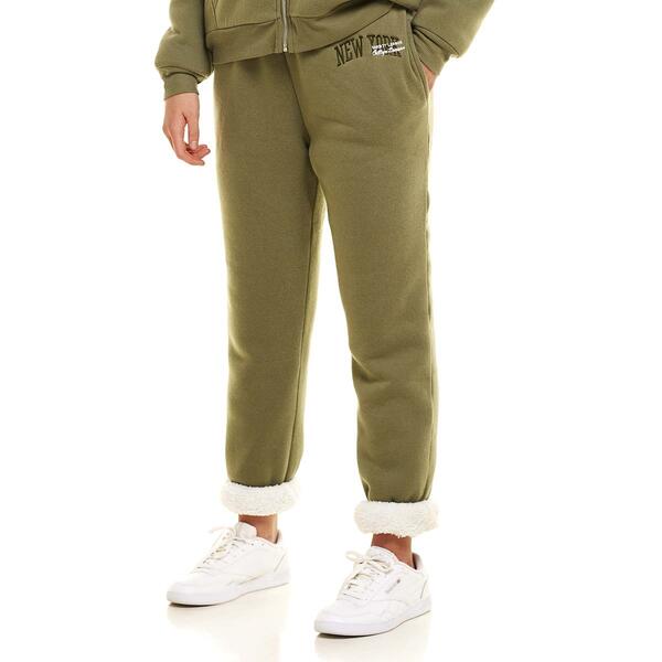 Juniors No Comment New York Varsity League Lined Sweatpants - image 