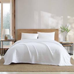 Eddie Bauer Variegated Weave Stripe Blanket