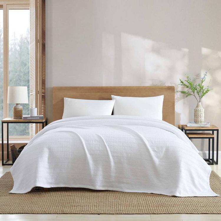 Eddie Bauer Variegated Weave Stripe Blanket