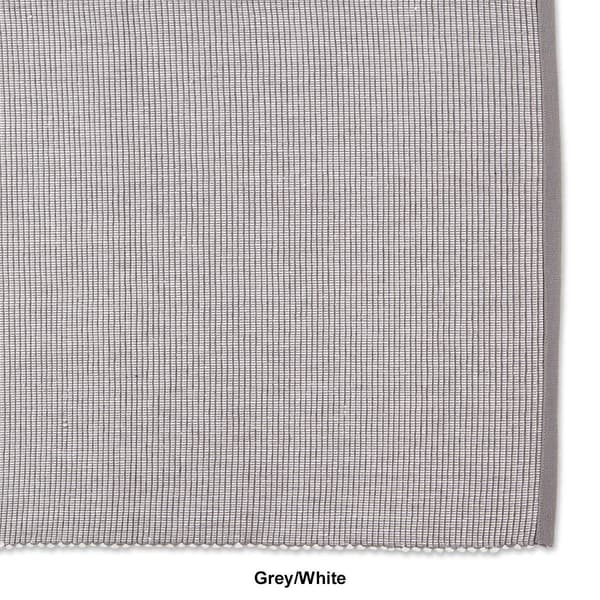 DII® Design Imports 2-Tone Ribbed Placemats - Set of 6