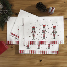 Avanti Linens Nutcracker Candy Placemat - Set of 4