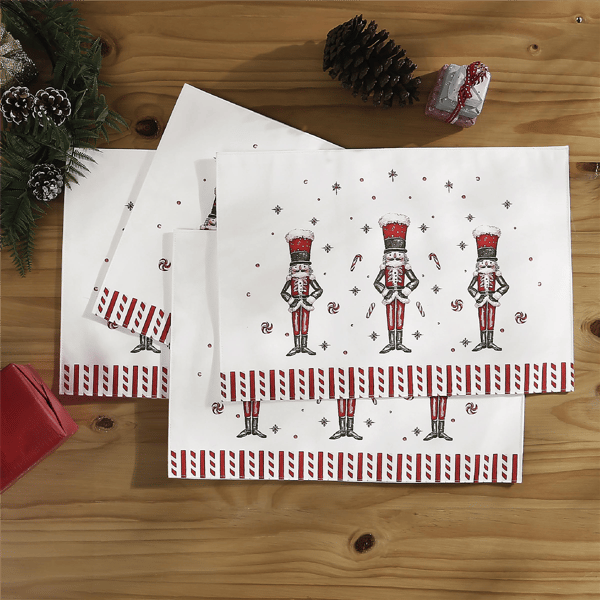 Avanti Linens Nutcracker Candy Placemat - Set of 4