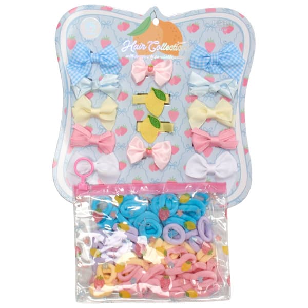 Baby Girl Capelli New York 115pc. Ponies And Bow Hair Clips-Pale - image 