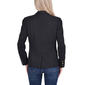 Petite NY Collection Long Sleeve Button Solid Scuba Crepe Blazer - image 2
