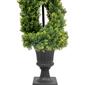 Northlight Seasonal 4.5ft. Artificial Cedar Spiral Topiary Tree - image 4