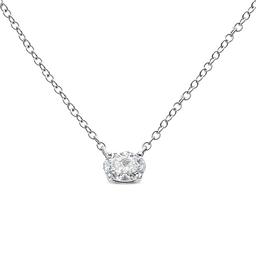 Haus of Brilliance 1/2ctw. Lab Grown Diamond East West Pendant