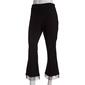 Womens Nanette Lepore Bead Fringe Trim Cropped Ponte Pant - image 1