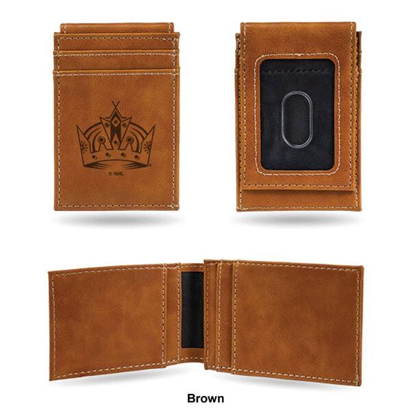 Mens NHL Los Angeles Kings Faux Leather Front Pocket Wallet