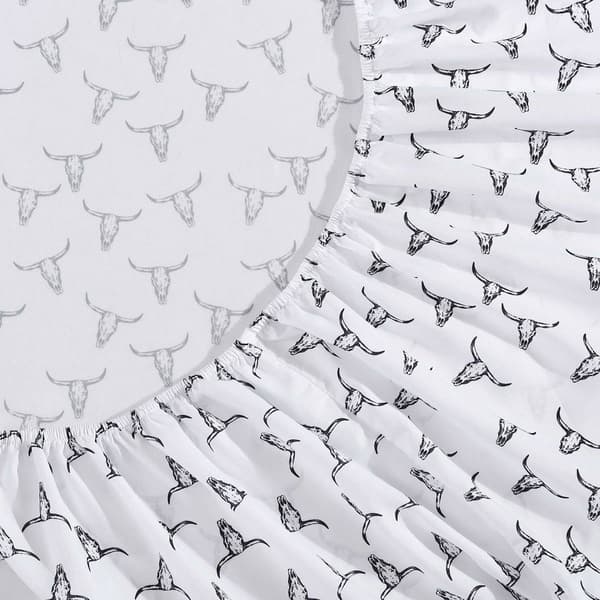 Wrangler Steer Skulls Microfiber Sheet Set