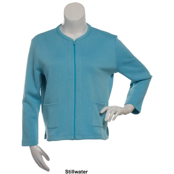 Womens Hasting & Smith Long Sleeve Fleece Zip Cardigan