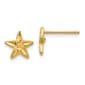 Gold Classics(tm) 14kt. Gold Sparkling Starfish Earrings - image 1