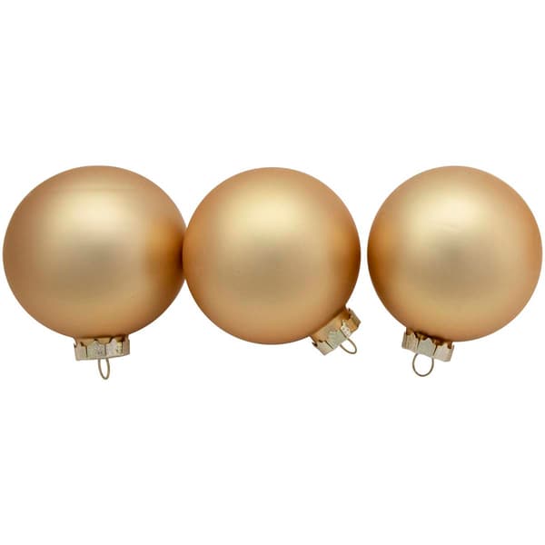 Northlight Seasonal 6ct. Champagne Glass Ball Christmas Ornaments