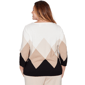 Plus Size Alfred Dunner Seville Stud Embellished Argyle Sweater - image 2
