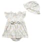 Baby Girl (NB-9M) Rene Rofe Floral Sundress W/ Sunhat - image 1