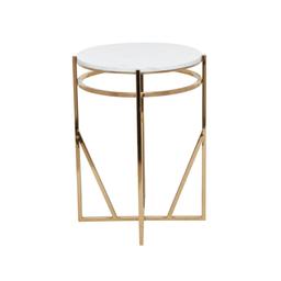 9th & Pike® Gold-Tone Metal Contemporary Accent Table