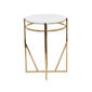 9th & Pike® Gold-Tone Metal Contemporary Accent Table - image 2