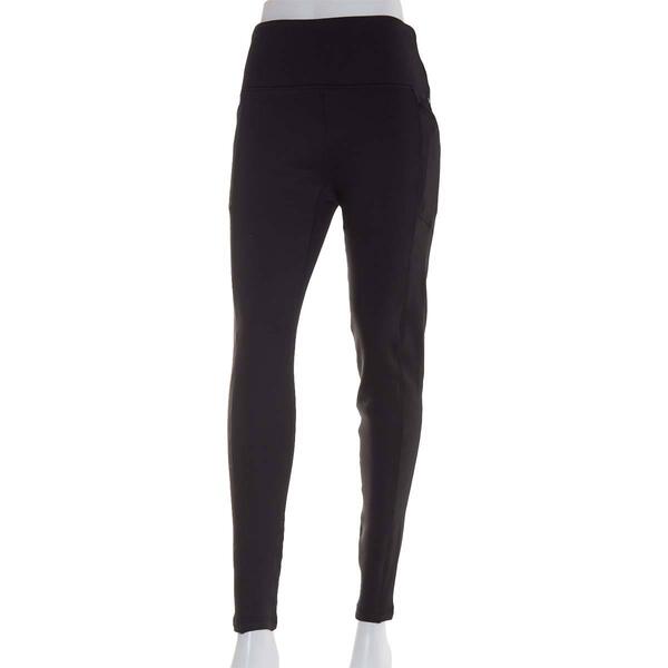 Womens Avalanche Mogul Fleece Lined Active Leggings - Black - image 