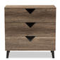 Baxton Studio Wales 3 Drawer Chest - image 2