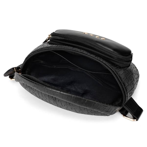 ELLE Wayfarer Vegan Leather Monogram Sling Bag