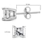 Haus of Brilliance 1/4ctw. Lab Grown Diamond Square Stud Earrings - image 4
