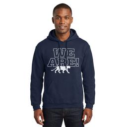 Mens Tailgate We Are! Solid Hoodie