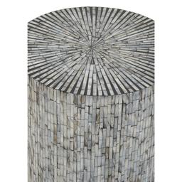 9th & Pike® Multi Shell And Wood Contemporary Accent Table