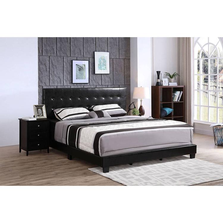 Passion Furniture Caldwell Panel Bed Frame - Full
