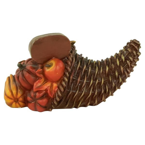 Northlight Seasonal 8.5in. 'Give Thanks' Cornucopia Decor
