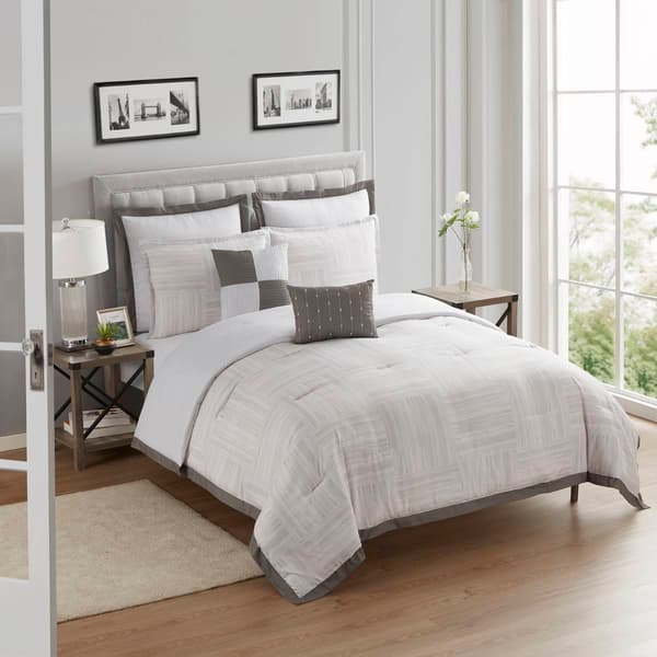 Sweet Home Collection Walter 7pc. Bed In A Bag Comforter Set