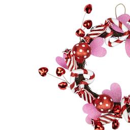 Northlight Seasonal Candies & Hearts Valentine''s Day Wreath