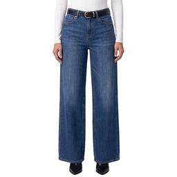 Womens Royalty Hazel Wide Fit Jean With Black Suede Belt And Gol