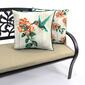 Jordan Manufacturing Hummingbird Floral Outdoor Throw Pillow - image 4