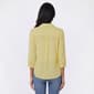 Juniors A.Byer Gauze Tie Front Roll Tab Shirt - image 4