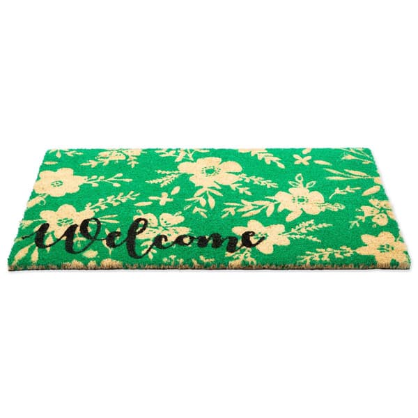 Design Imports Welcome Floral Doormat