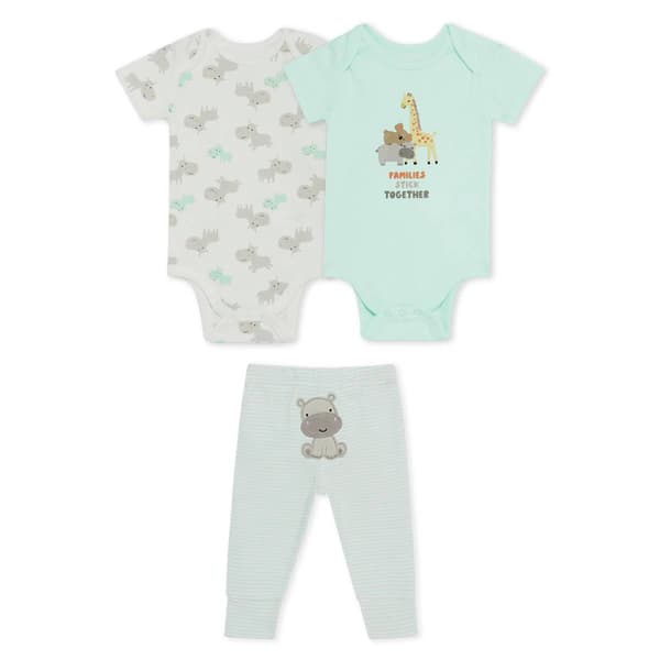Baby Unisex &#40;NB-9M&#41; Koala Baby Hippo Together Turn Me Around Set - image 