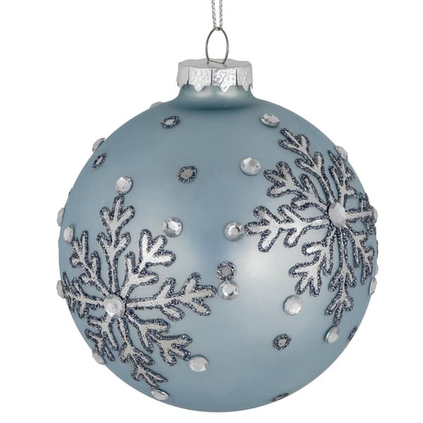 Northlight Seasonal Snowflake Ball Christmas Ornaments - Set of 2