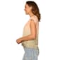 Womens Democracy Cap Sleeve Knot Hem Floral Blouse - image 3